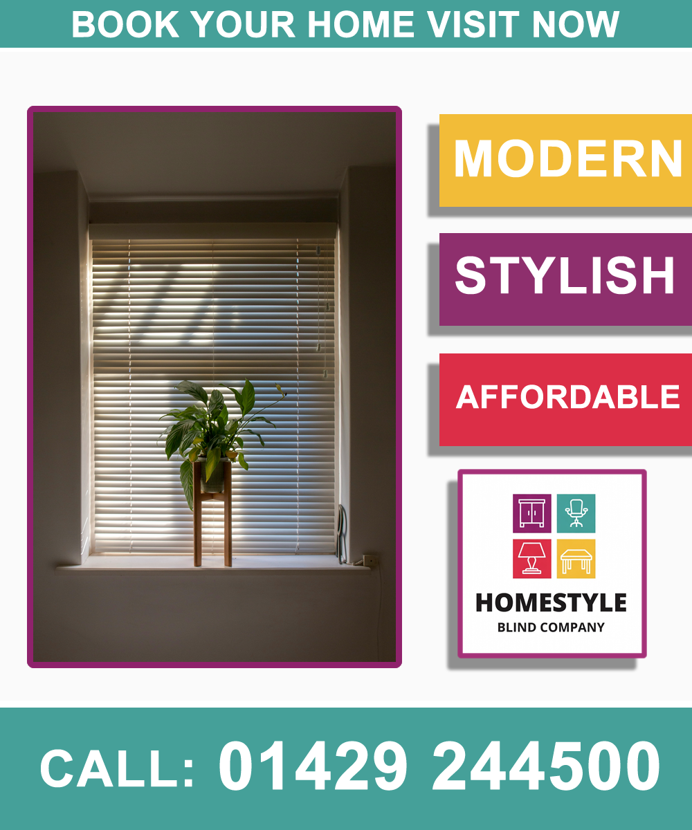 Roman, Wooden and Venetian blinds — Made to Measure, Expertly Fitted, Hartlepool-Based